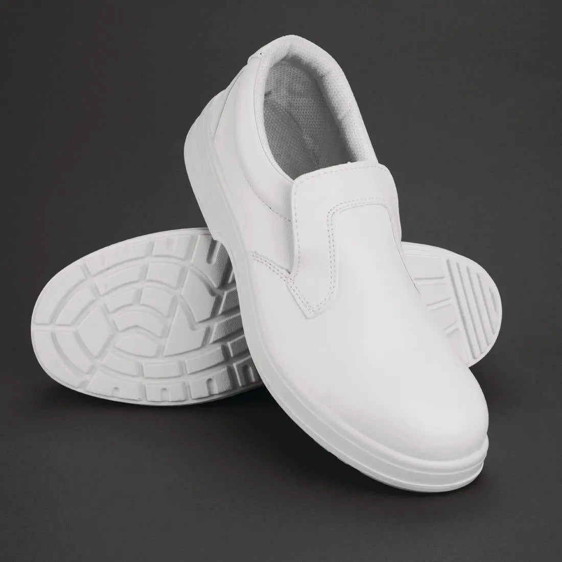 A801-39 Slipbuster Lite Unisex Safety Slip On White Size 39