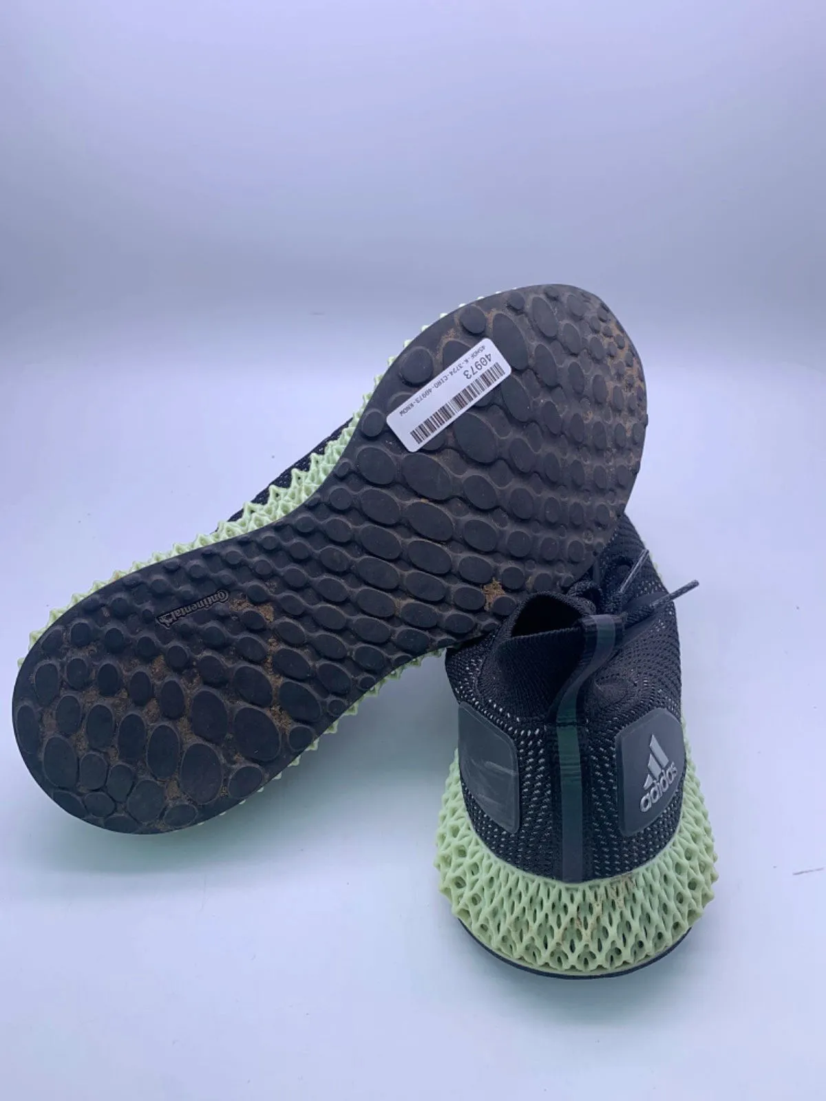 Adidas Black Alphaedge 4D Sneakers UK 9.5