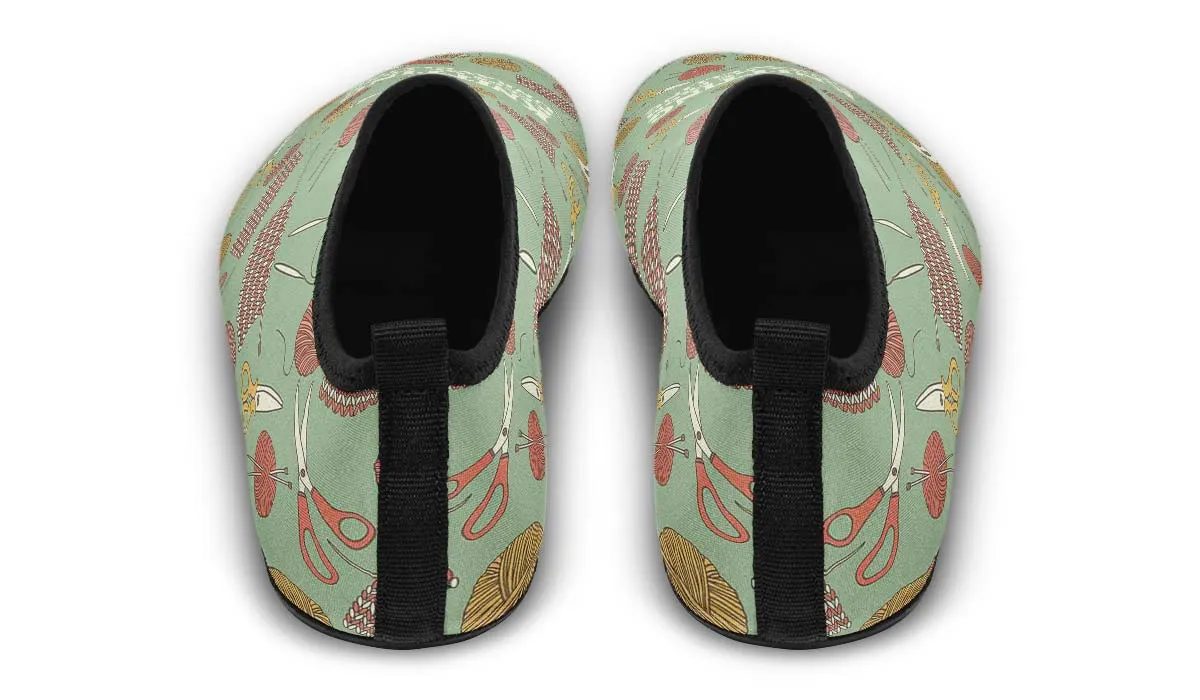 Adorable Unravelling Aqua Barefoot Shoes