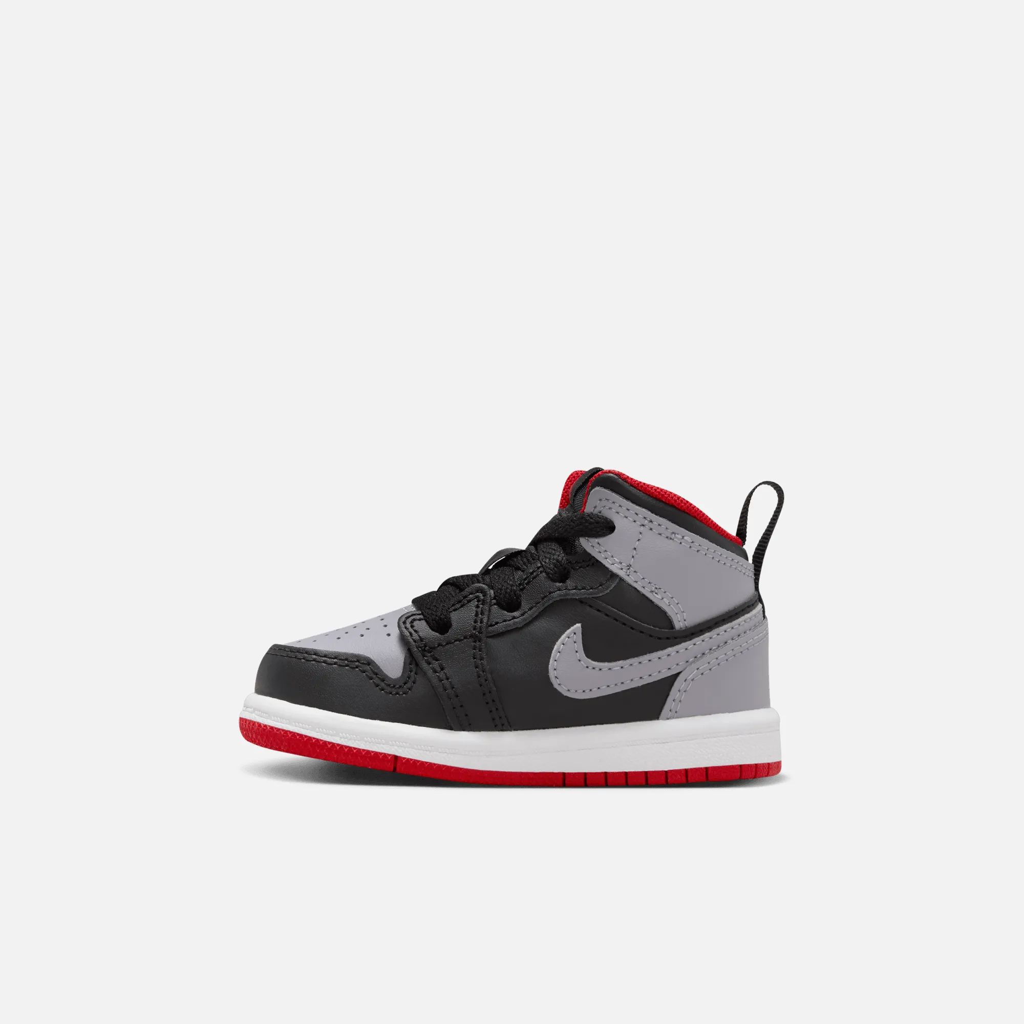 Air Jordan Kids' 1 Mid Black Cement (TD)