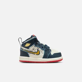 Air Jordan Kids' 1 Mid SE 'Take Flight' (TD)