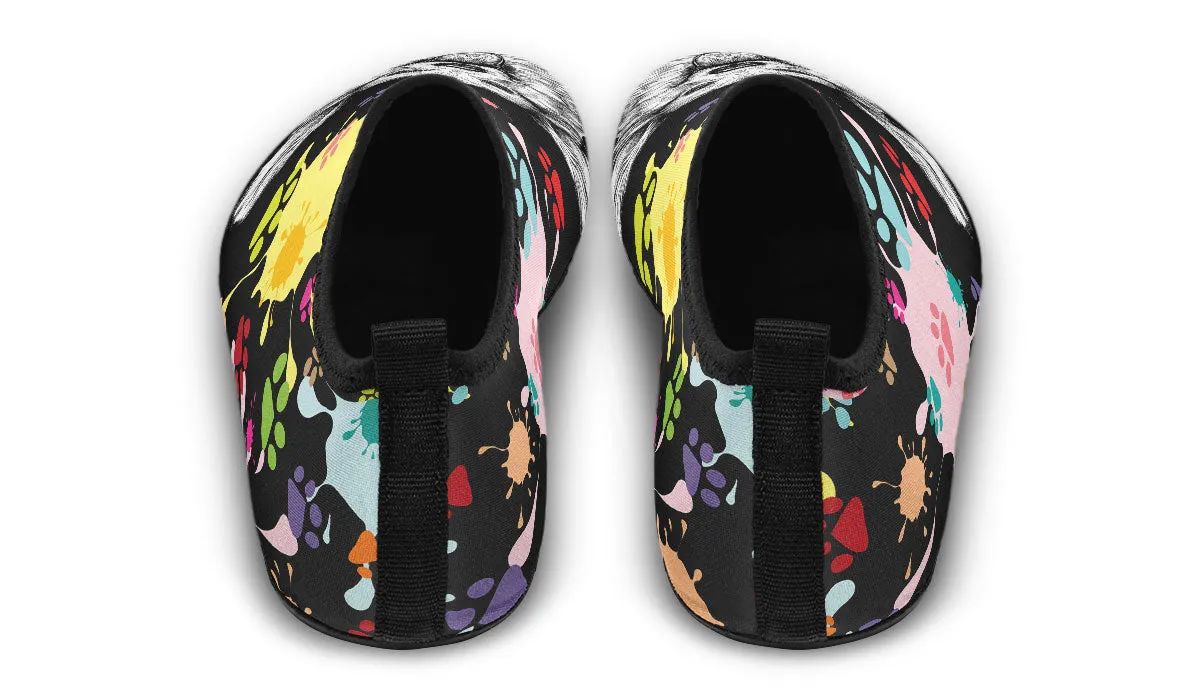 Artsy Corgi Aqua Barefoot Shoes