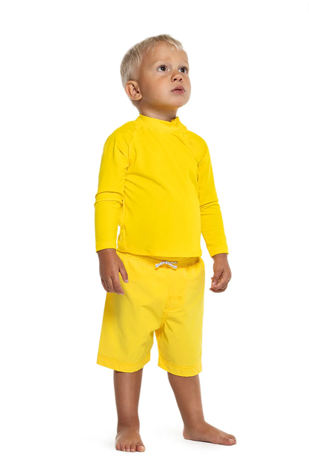 Baby Island Rash Guard Set | Bold Yellow