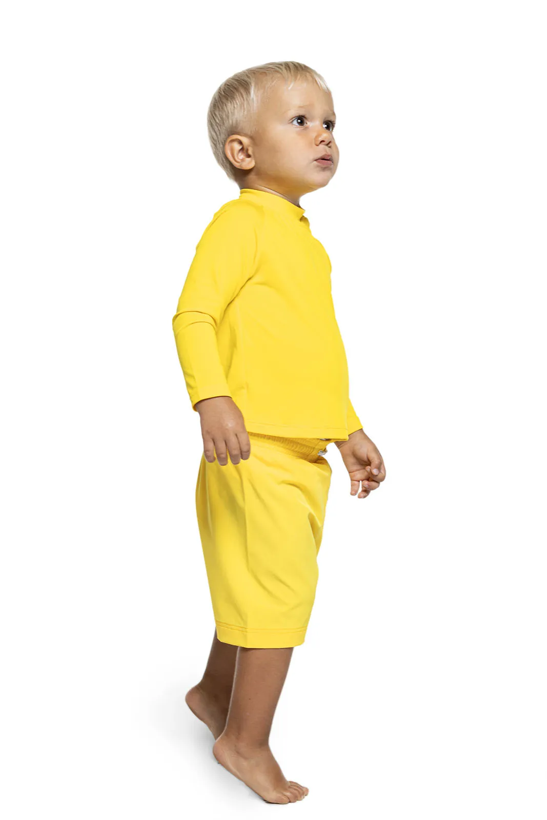 Baby Island Rash Guard Set | Bold Yellow