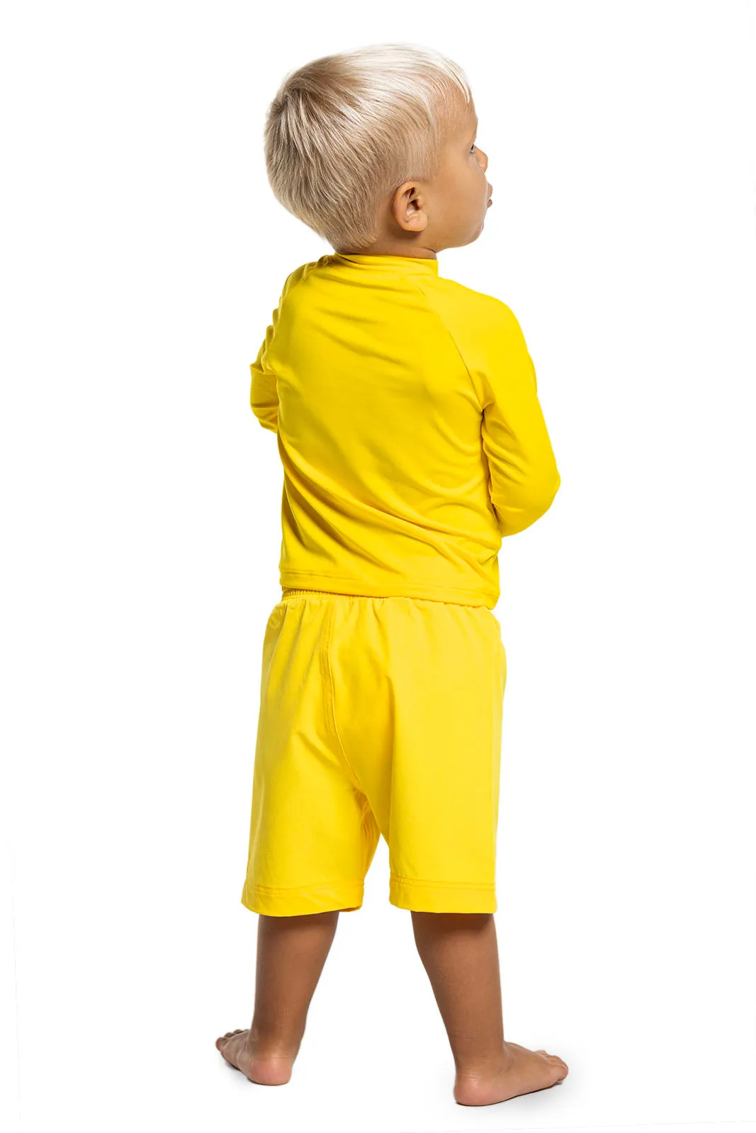 Baby Island Rash Guard Set | Bold Yellow