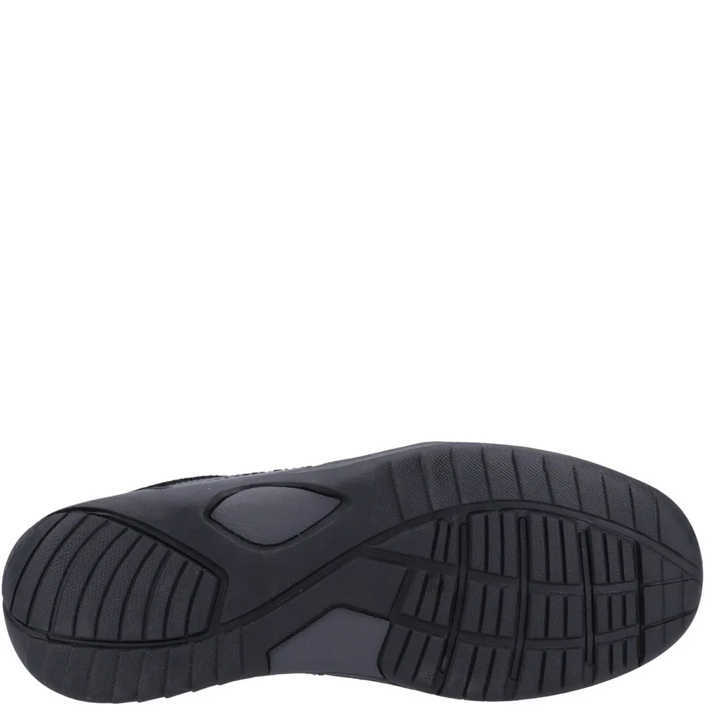 Black Donald Slip On Shoes