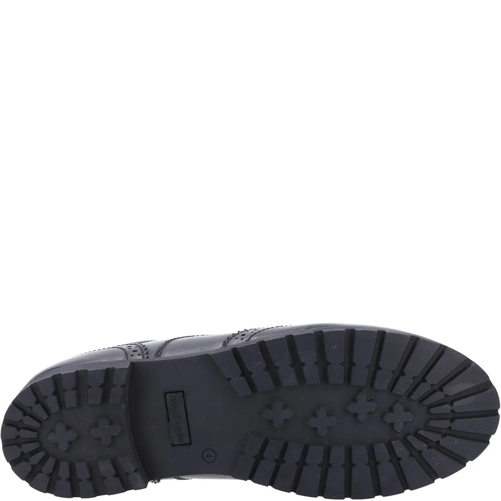 Black Eadie Junior School Shoes