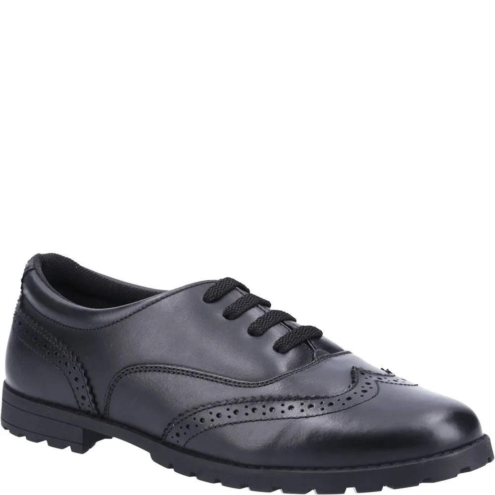 Black Eadie Junior School Shoes