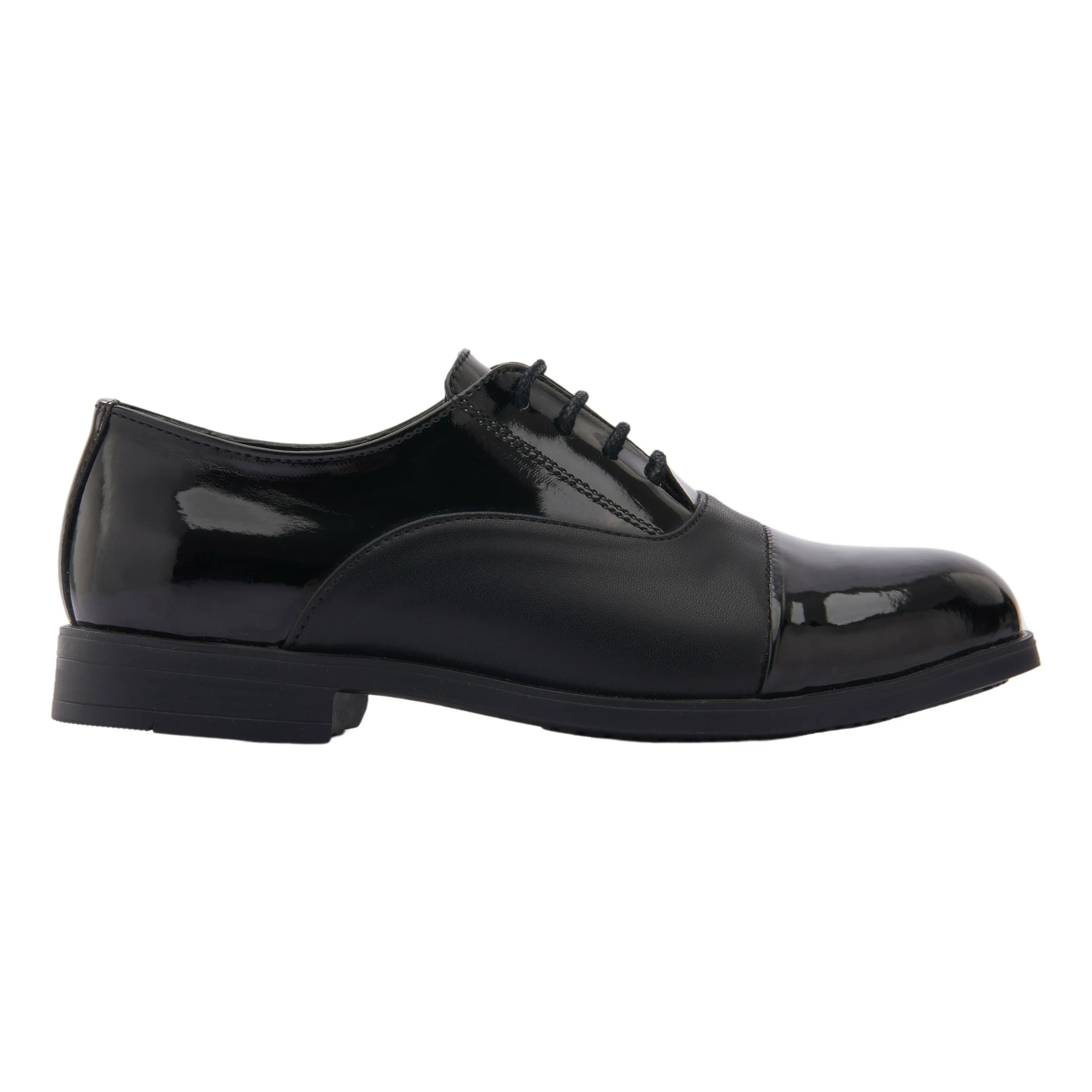 Black Patent Oxford Shoes