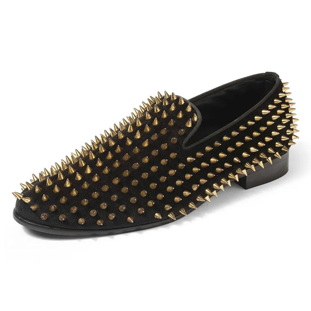 Charlotte 700 Golden Studs Loafers