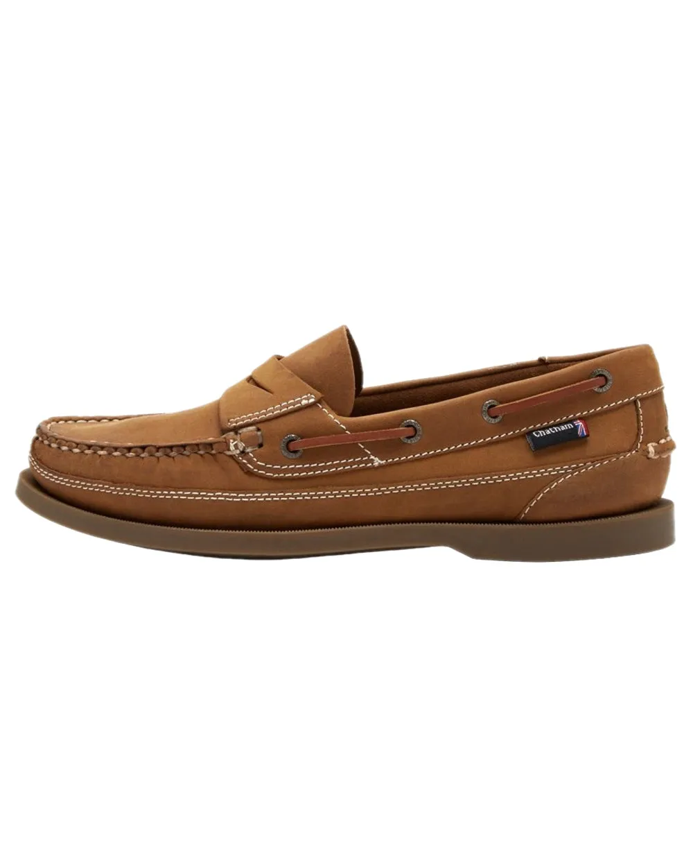 Chatham Mens Gaff II G2 Slip On Leather Boat Shoes