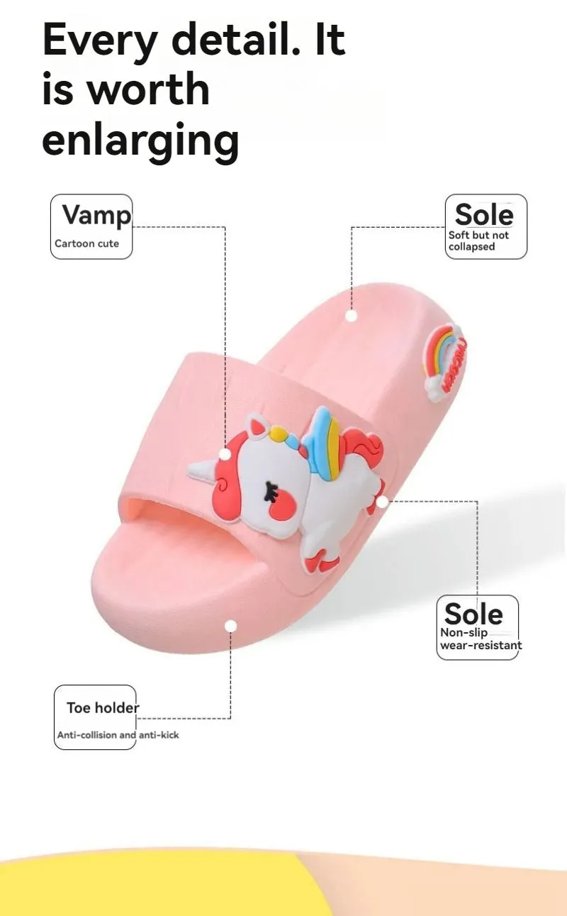 Children's Slippers unicorn - King Stone Brothers and Co™️