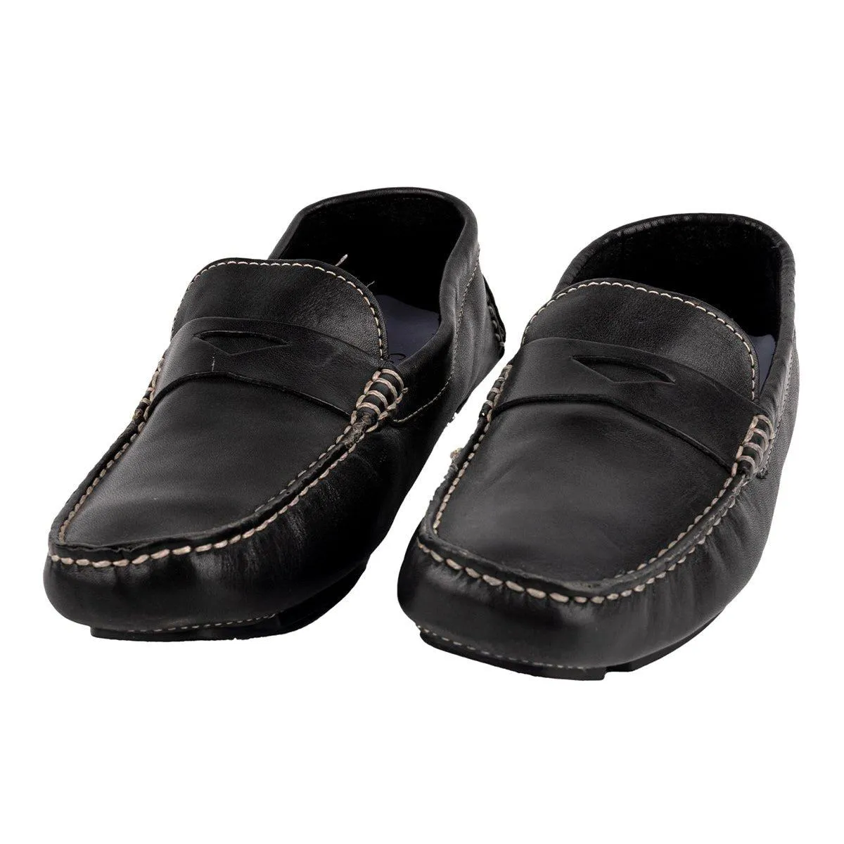 Cole Haan Trillby Driver Loafers Leather Black Colour For Women