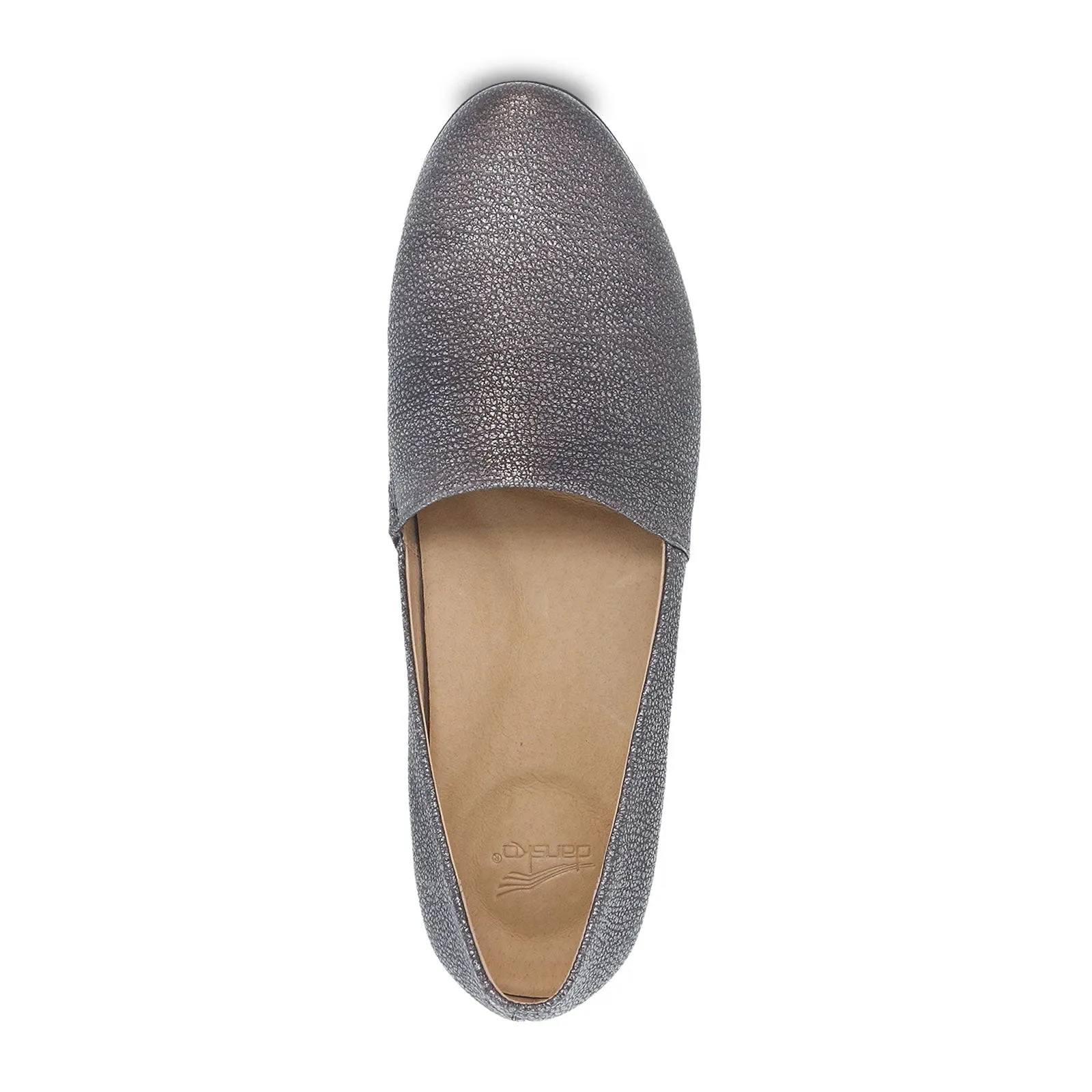 Dansko Larisa Slip On Loafer (Women) - Pewter Metallic