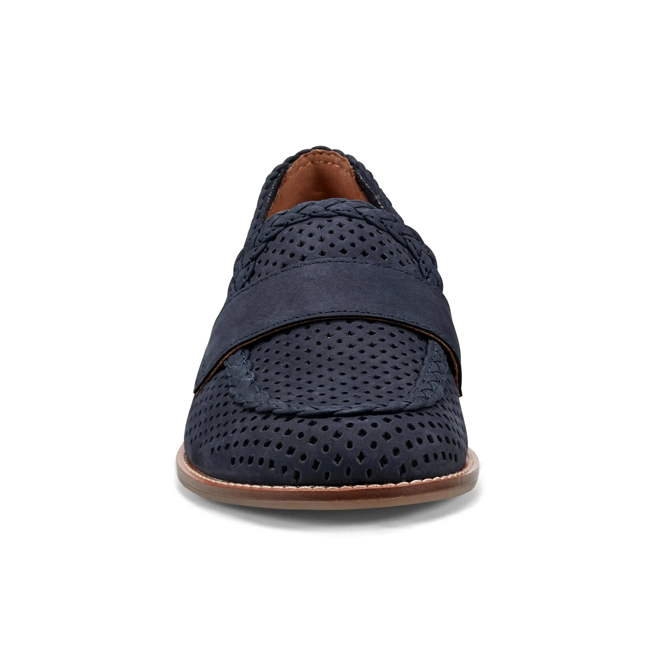 Evvie Casual Slip-On Perforated Loafers