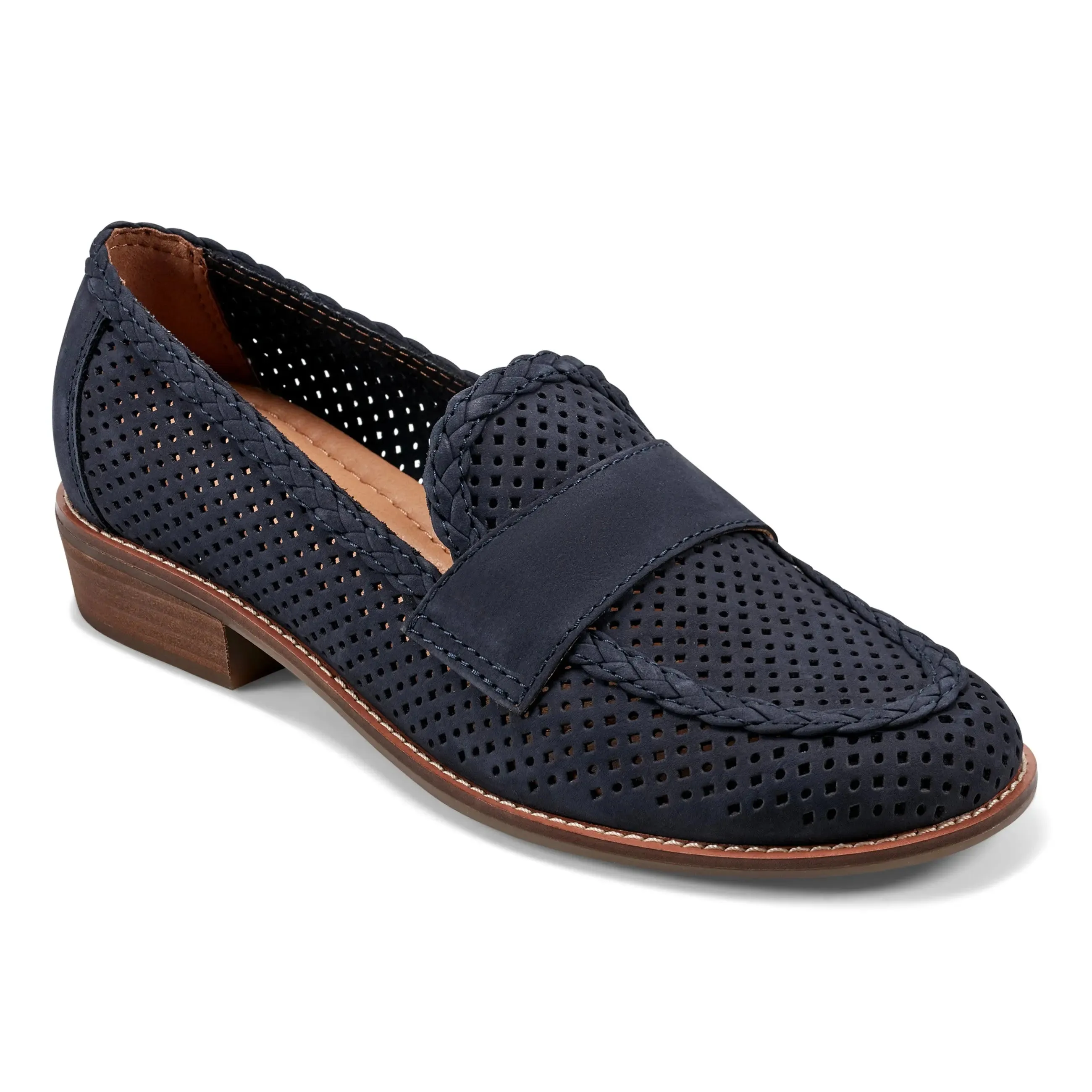 Evvie Casual Slip-On Perforated Loafers