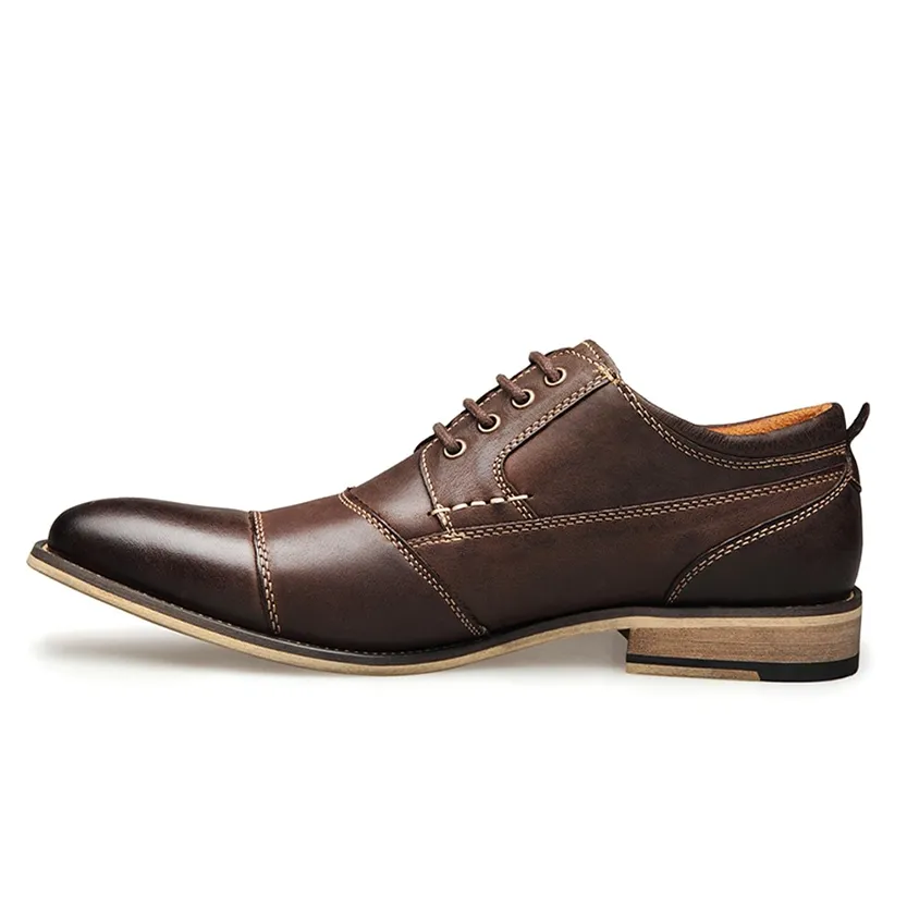 Funki Buys | Shoes | Men's Genuine Leather Derby Dress Shoes