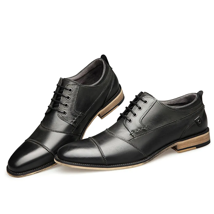 Funki Buys | Shoes | Men's Genuine Leather Derby Dress Shoes