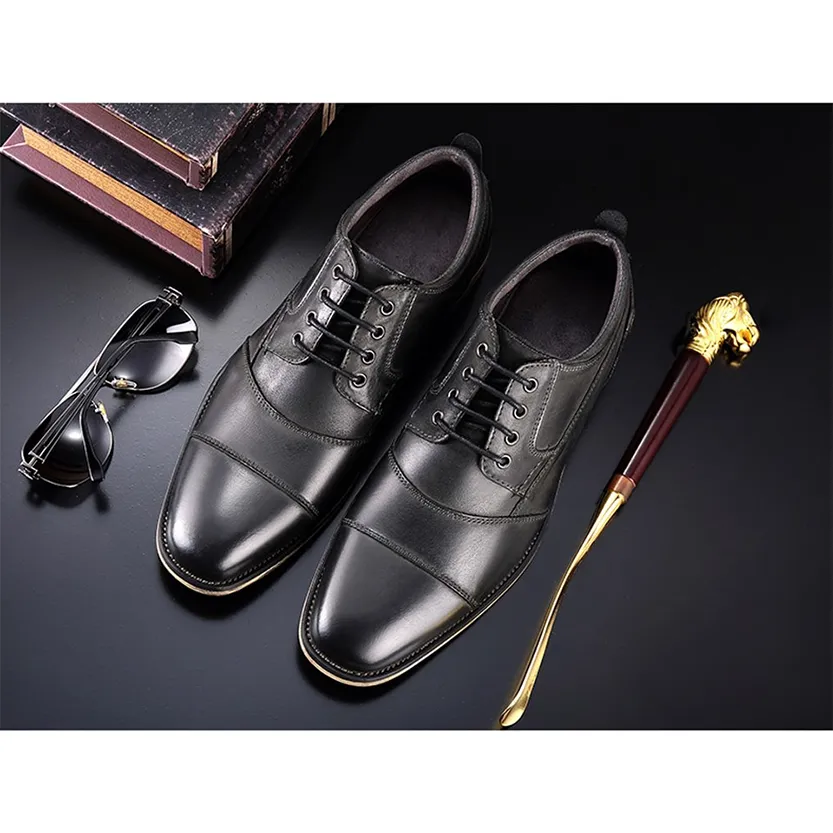 Funki Buys | Shoes | Men's Genuine Leather Derby Dress Shoes