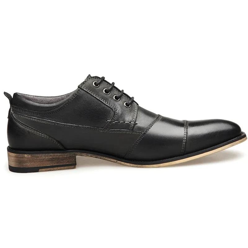 Funki Buys | Shoes | Men's Genuine Leather Derby Dress Shoes