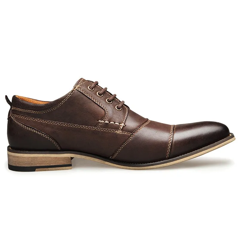 Funki Buys | Shoes | Men's Genuine Leather Derby Dress Shoes