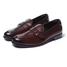 Garson - Dark Tan Loafers