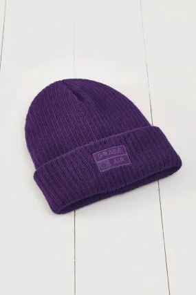 Grass & Air: Icelandic Amethyst Purple Beanie Hat