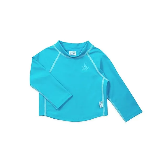 I Play - Long Sleeve Rashguard Shirt - Aqua