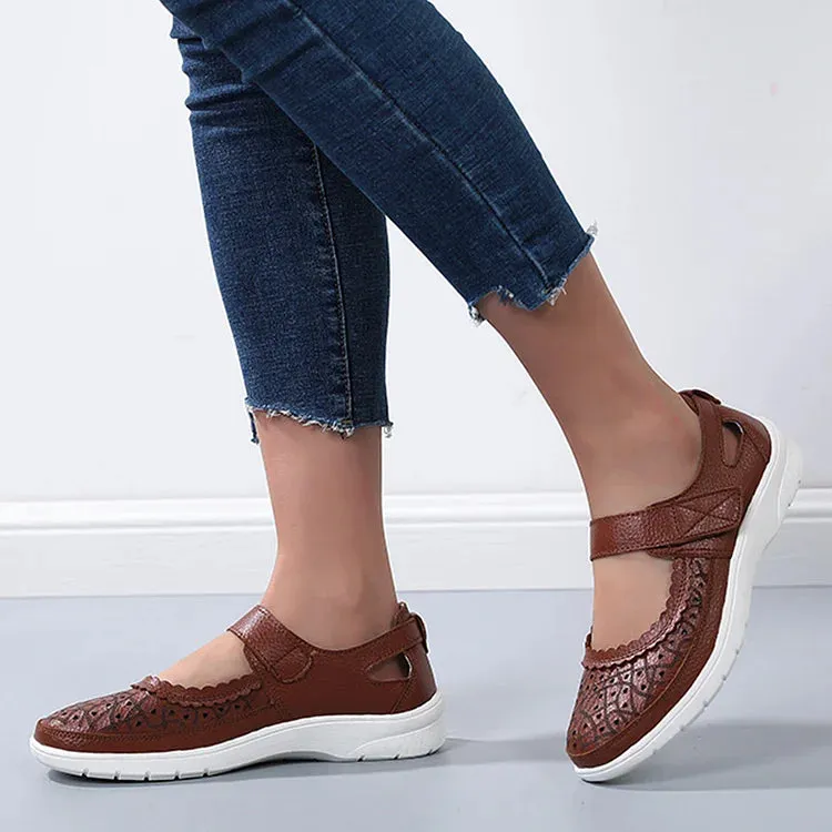 Ivyshape | Comfortable Leather Loafers Shoes for Women