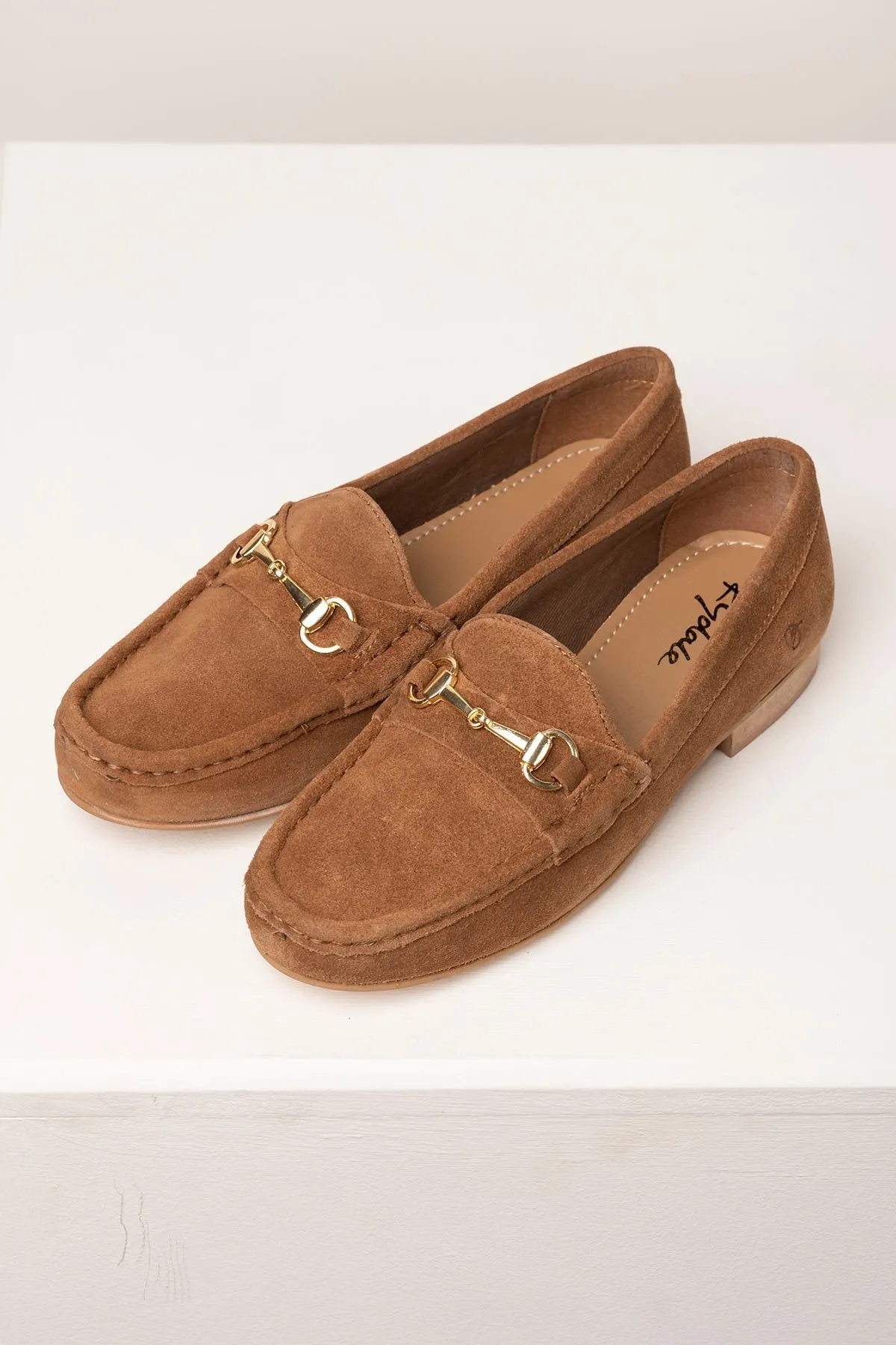 Ladies Suede Snaffle Loafers - Wrelton