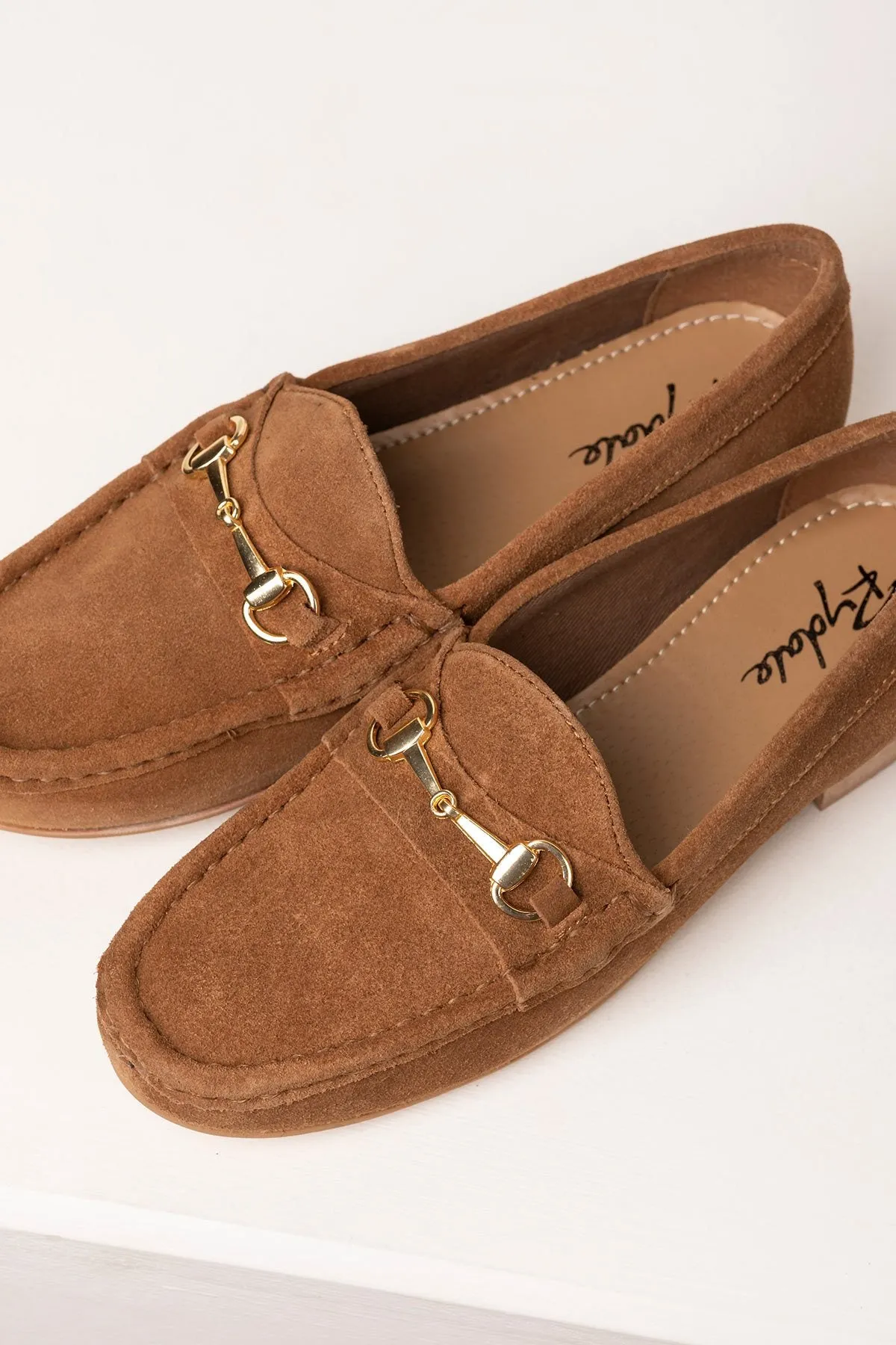 Ladies Suede Snaffle Loafers - Wrelton