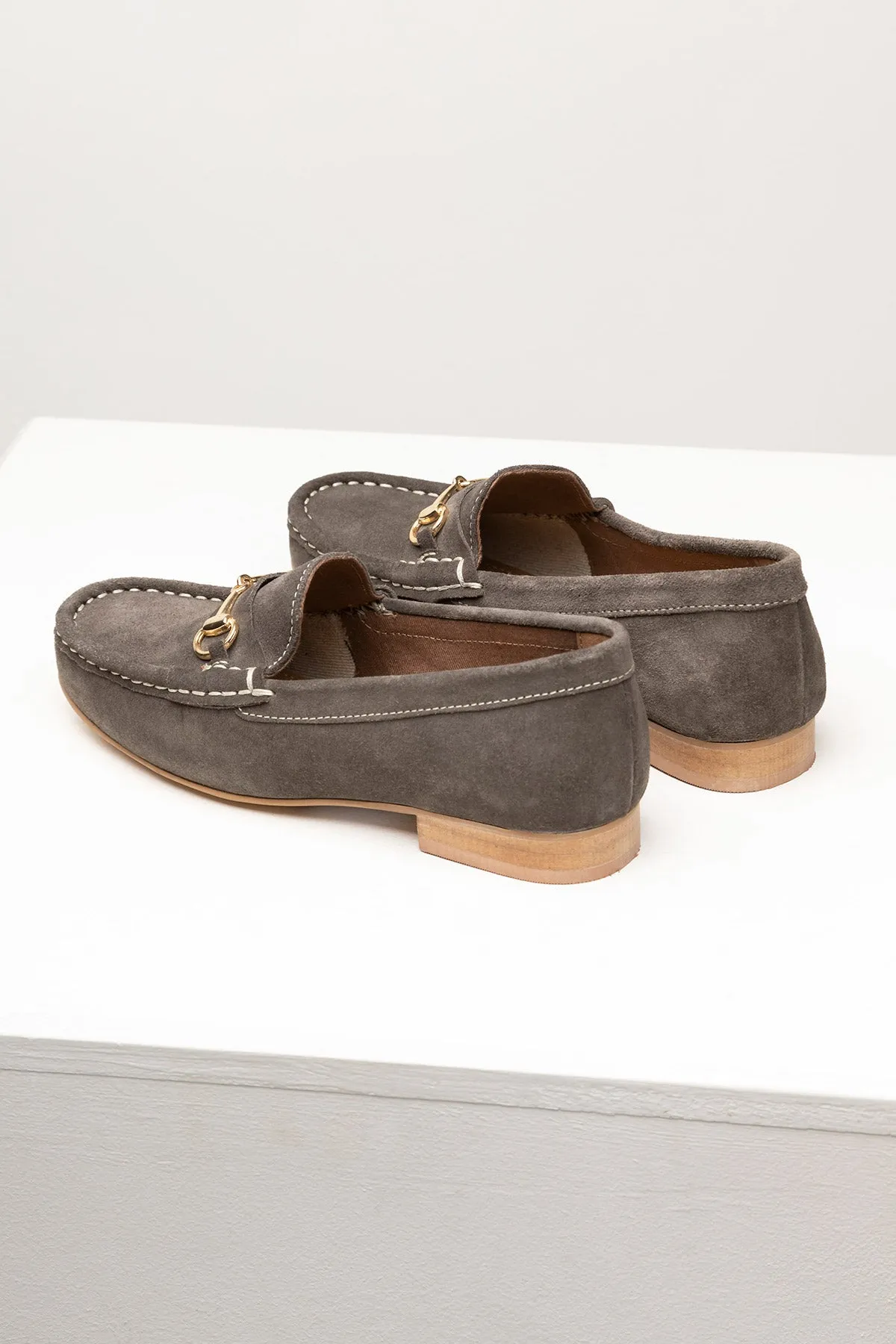 Ladies Suede Snaffle Loafers - Wrelton