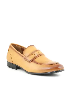 Men Formal Loafers M34051-Mustard