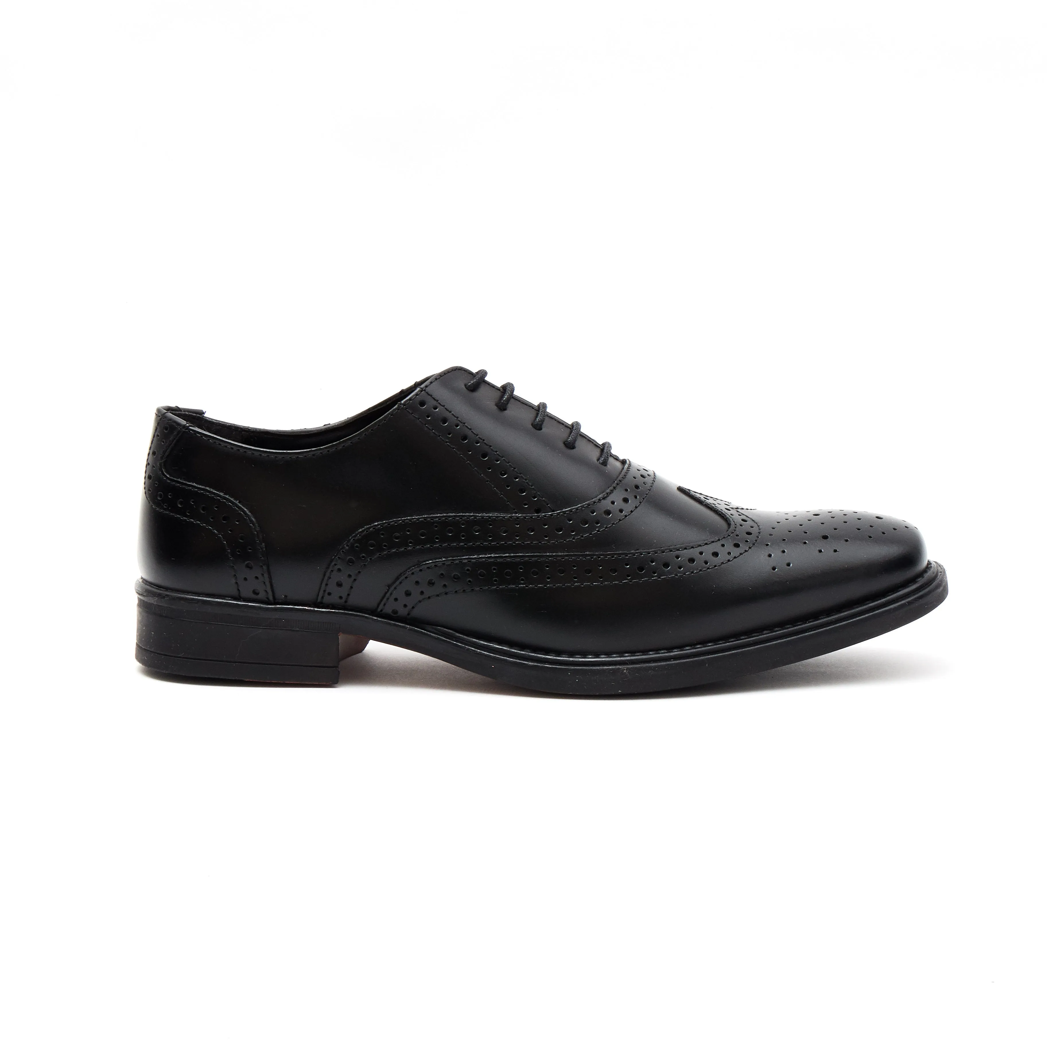 Mens Leather Formal Comfort Shoes-30817_Black