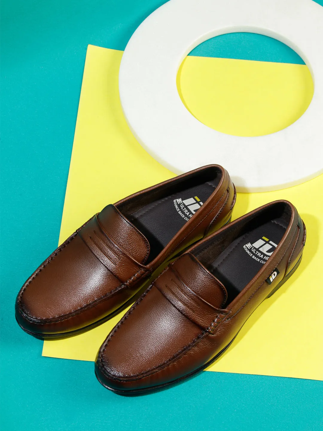 Men's Tan Penny Loafer (ID1109)