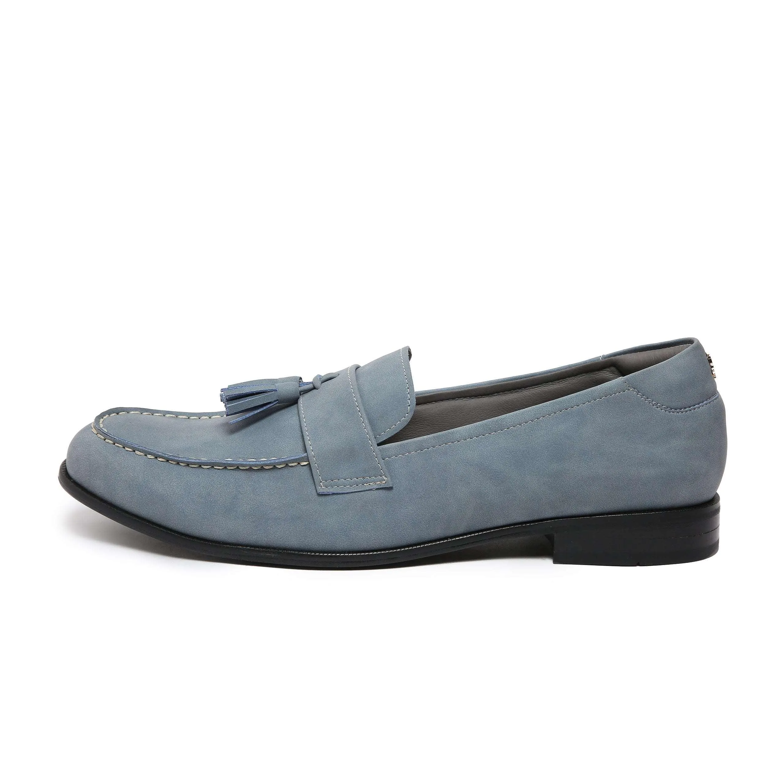 N-BUCK BLUE | TASSEL SLIP-ON