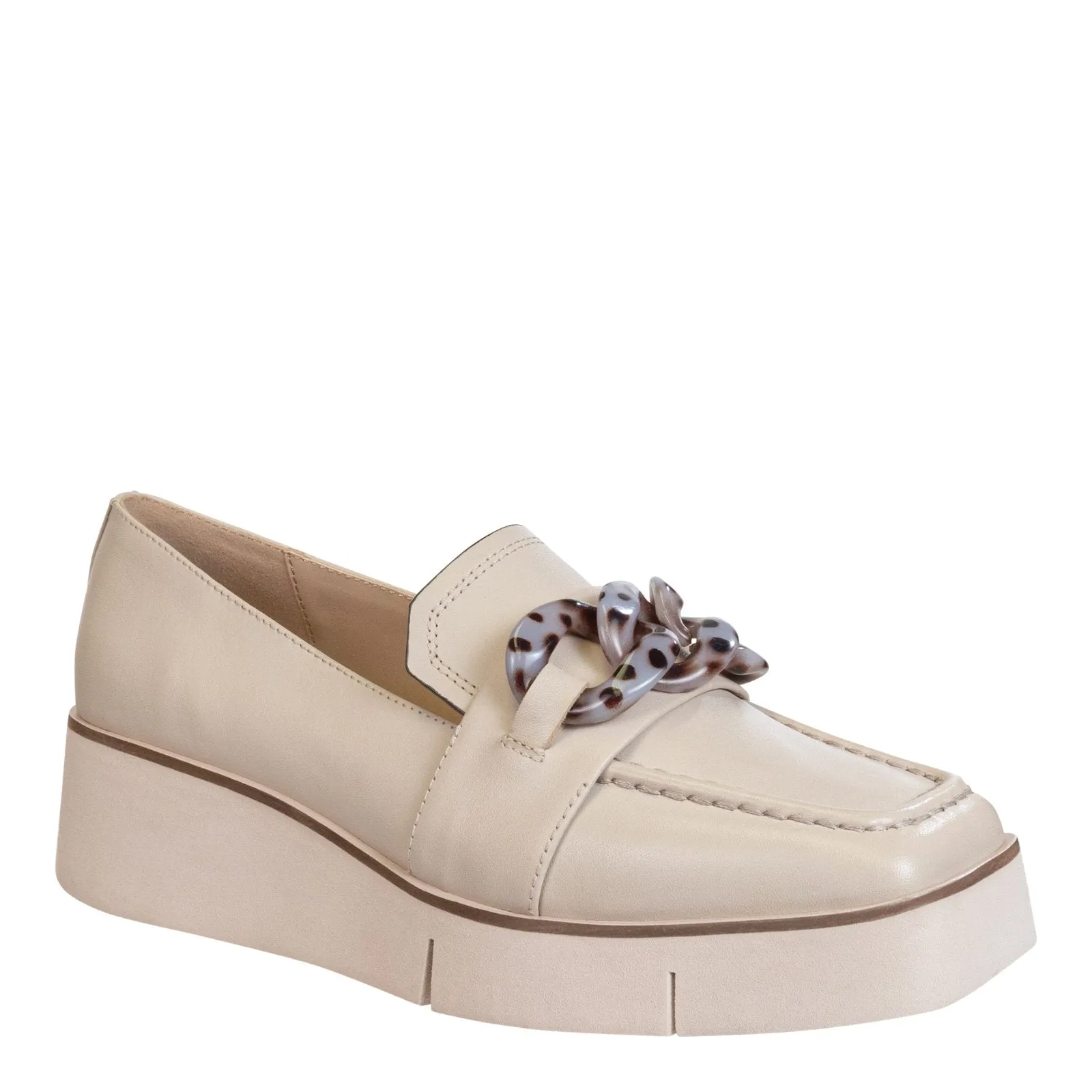 NAKED FEET - PRIVY in CHAMOIS Platform Loafers