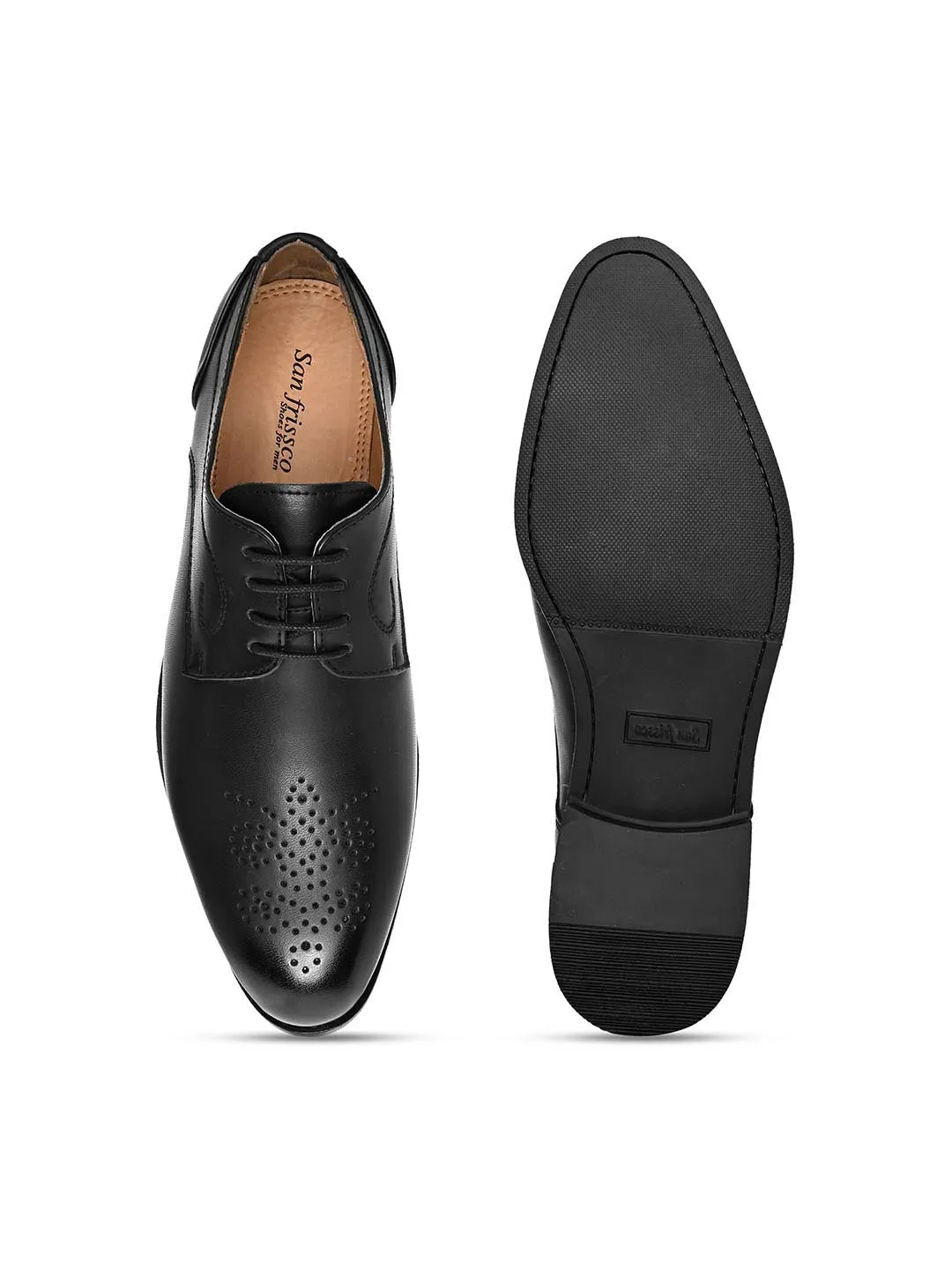 Nova Black Derby Shoes