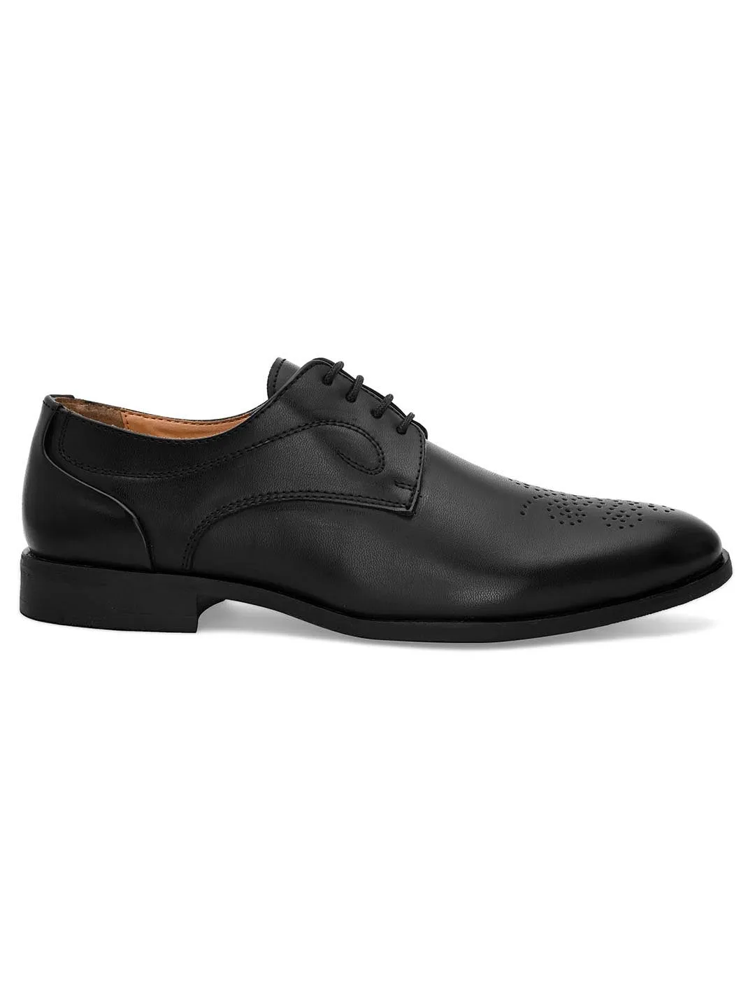 Nova Black Derby Shoes