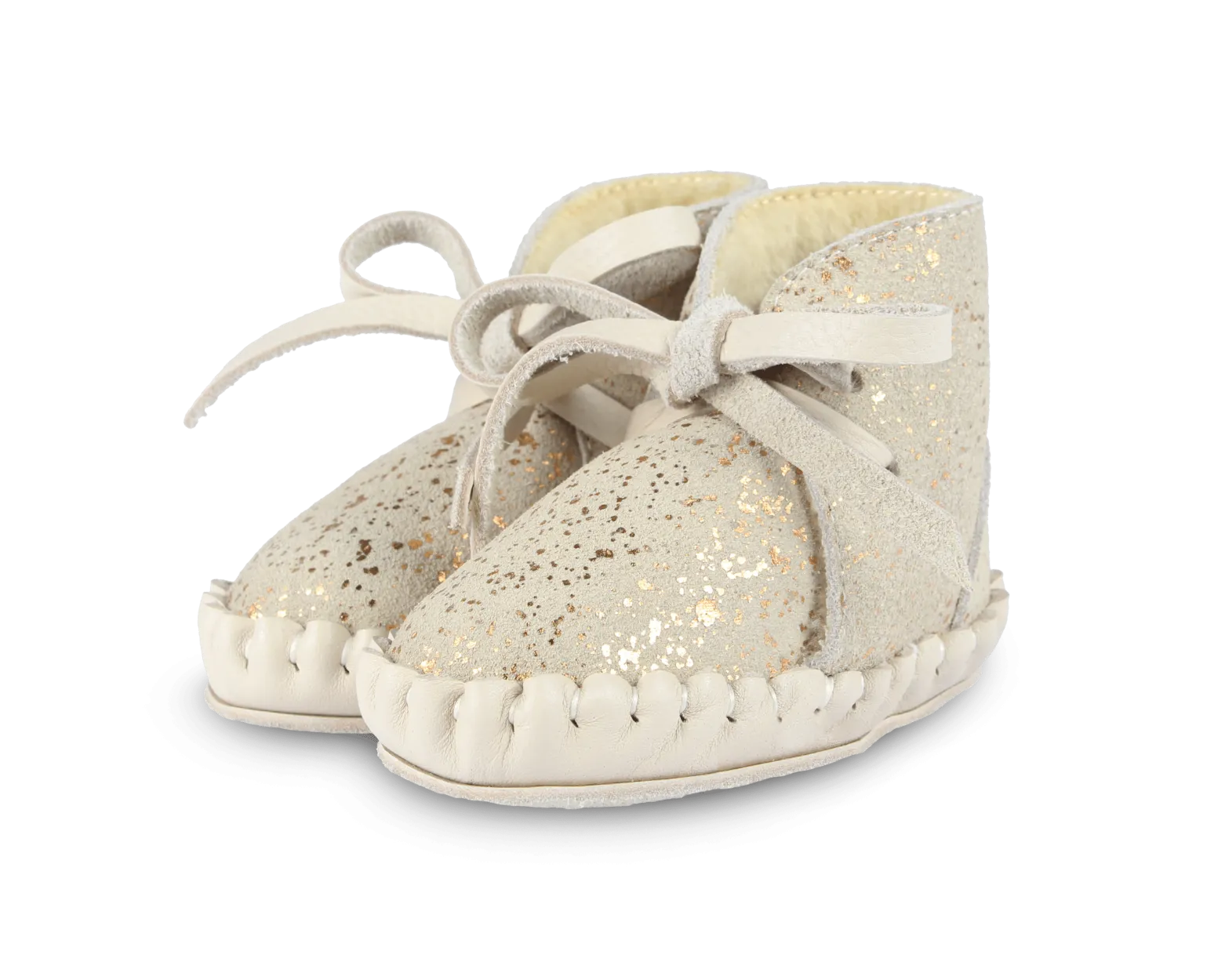 Pina Exclusive | Cream Metallic Suede