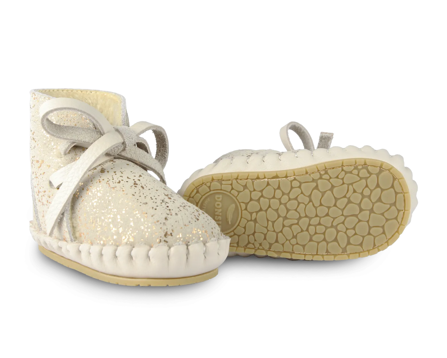 Pina Exclusive | Cream Metallic Suede