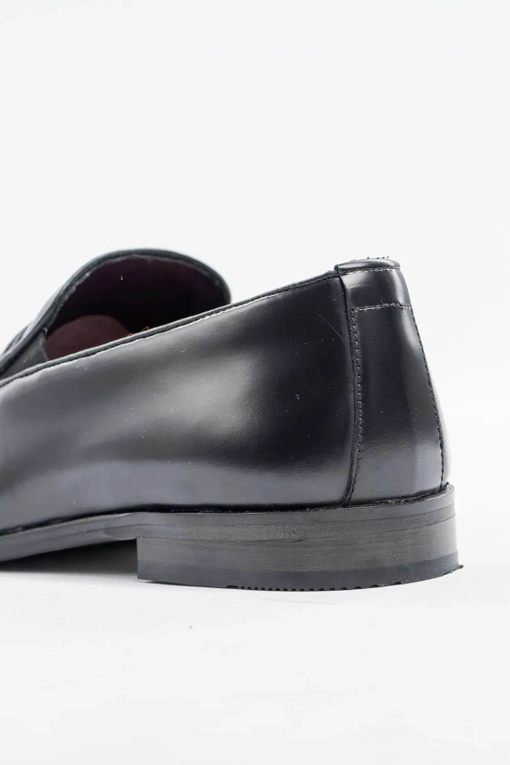 Reno Black Loafers