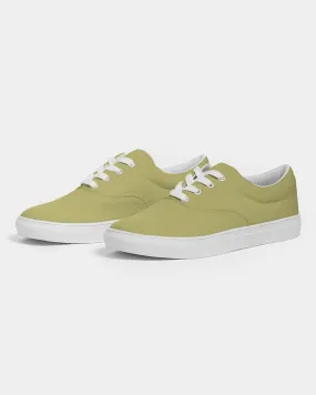 Shaded Pastel Yellow Canvas Sneakers | Men's | C0M0Y60K30