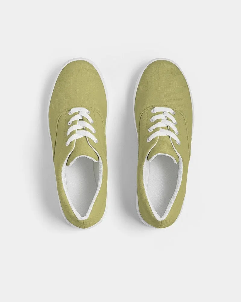 Shaded Pastel Yellow Canvas Sneakers | Men's | C0M0Y60K30