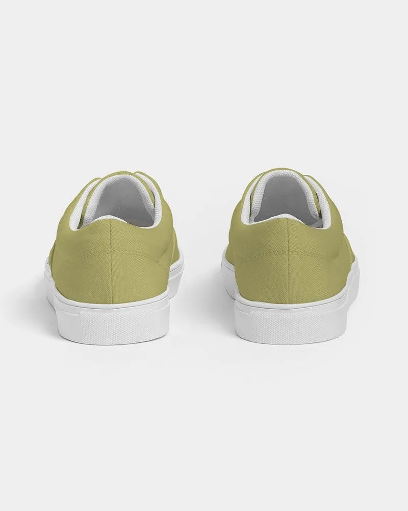 Shaded Pastel Yellow Canvas Sneakers | Men's | C0M0Y60K30