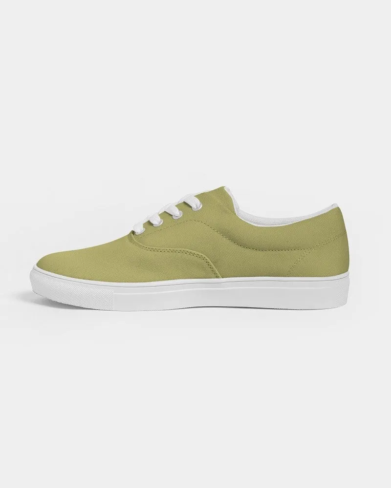 Shaded Pastel Yellow Canvas Sneakers | Men's | C0M0Y60K30