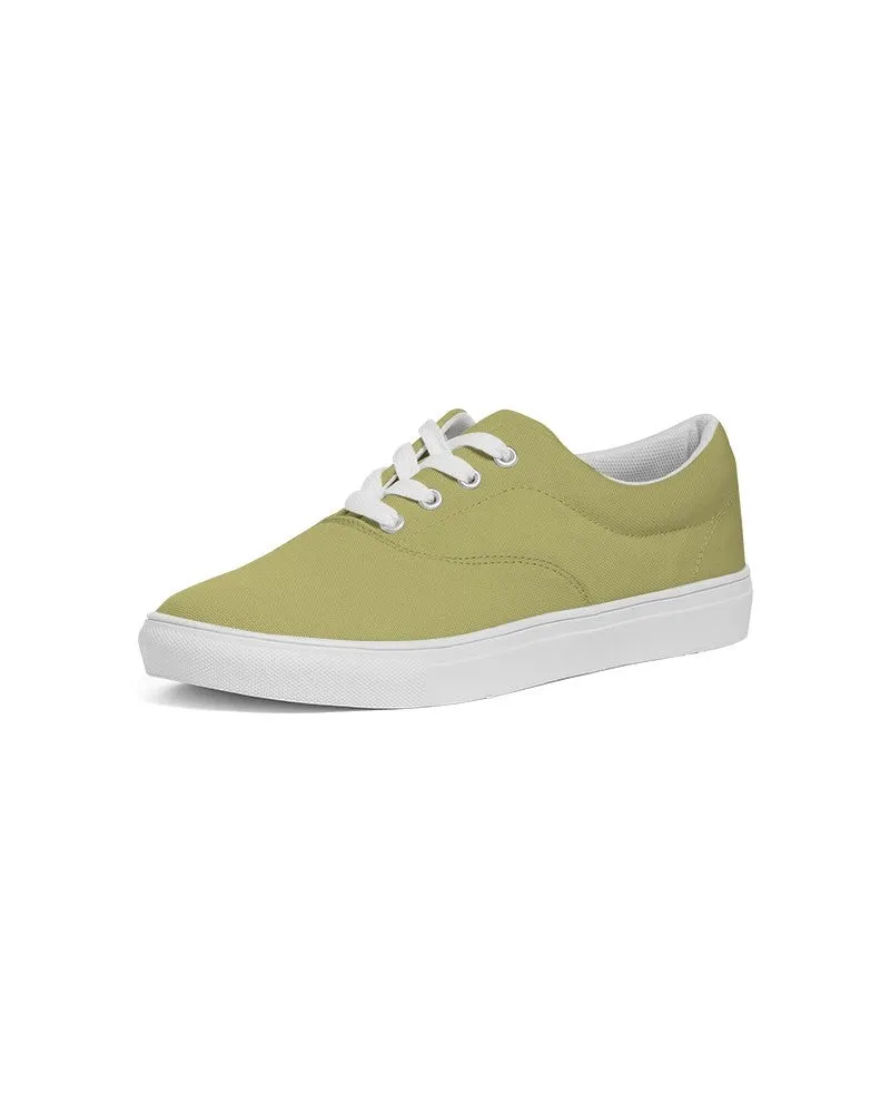 Shaded Pastel Yellow Canvas Sneakers | Men's | C0M0Y60K30