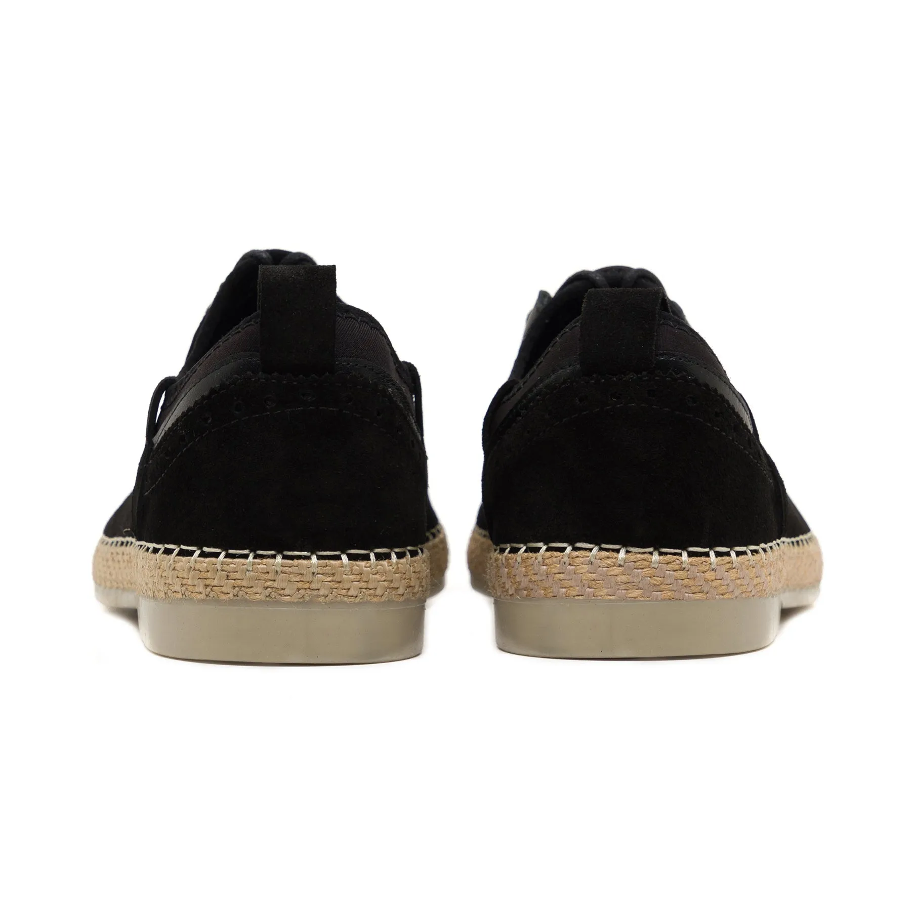 Silas Black Suede Espadrille