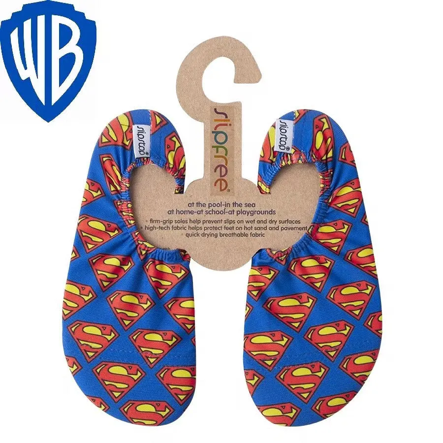 Slipfree Non-Slip Beach Shoes KAVEL SUPERMAN Aqua Sock Sun Safe Grippy Soles