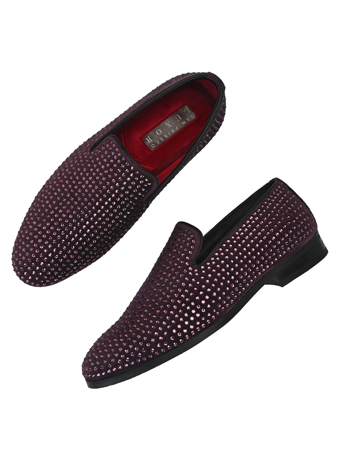 StarGaze Plum Slip-ons